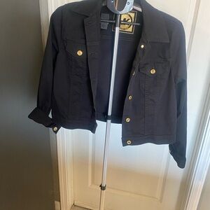 Michael Kors Black and Gold Logo Shirt